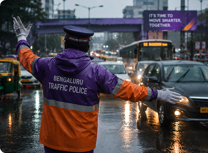 KGS donates raincoats to local police