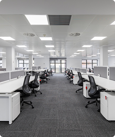 KGS open plan office