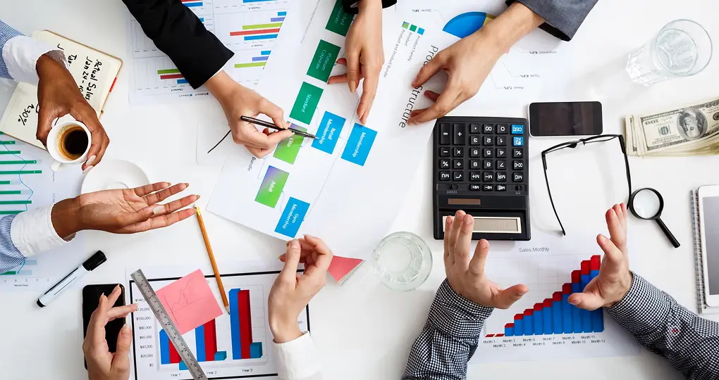 Finance and Accounting Process Illustration