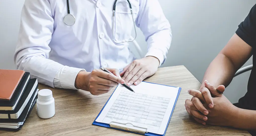 Healthcare process illustration